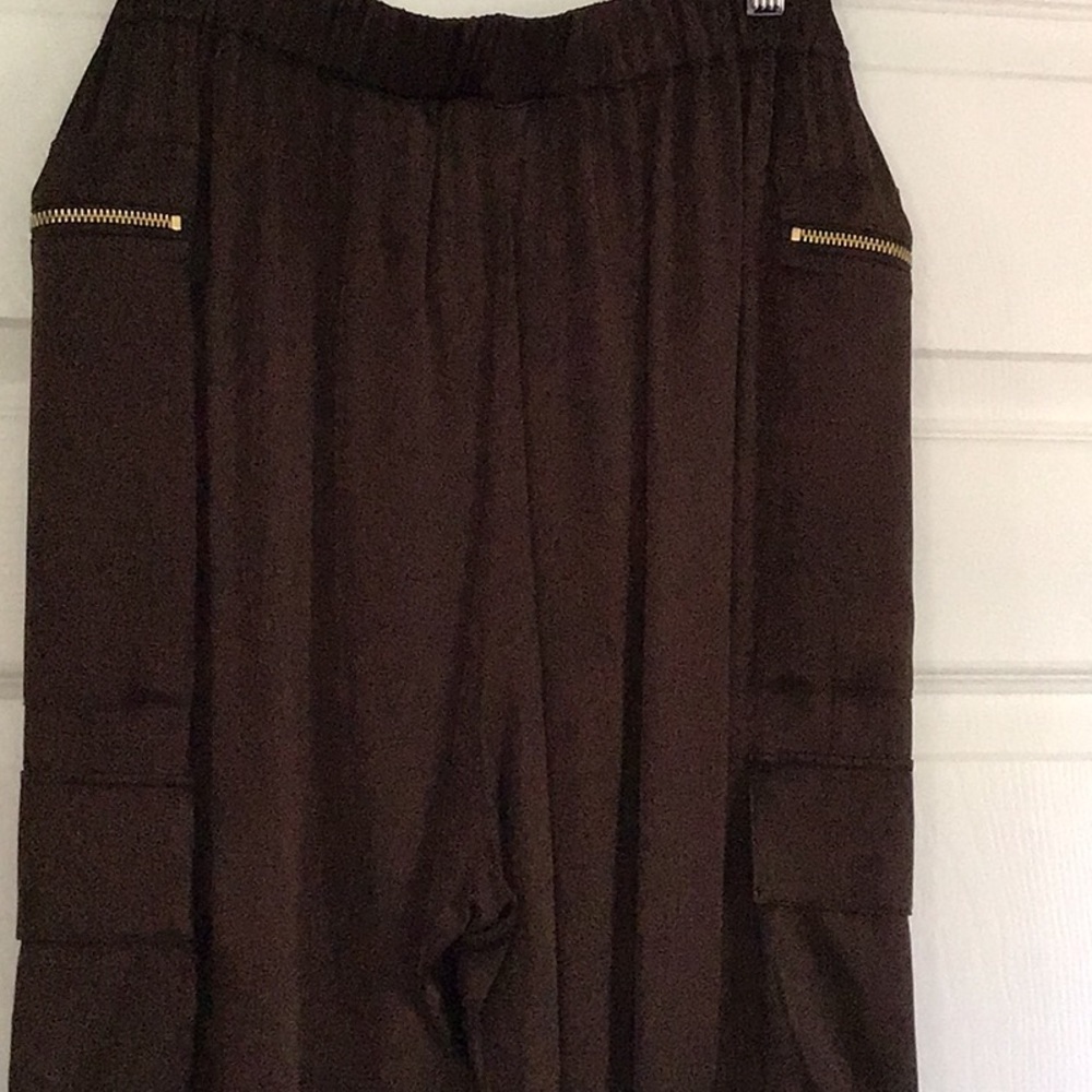 Just Cavalli size 42 Brown  cargo pants. NWT - Picture 12 of 14